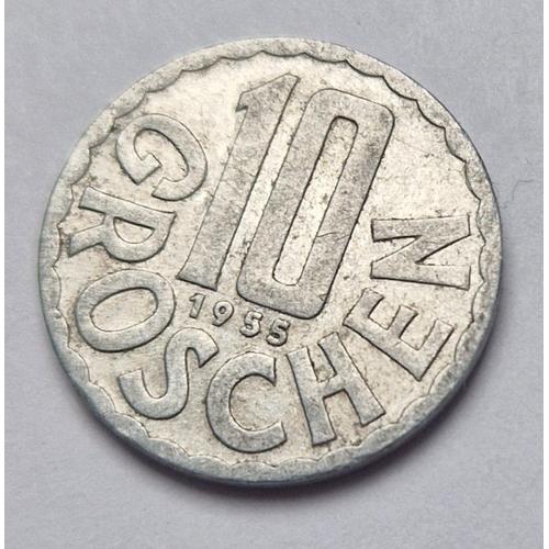 Pièce De Monnaie 10 Groschen 1955 Autriche