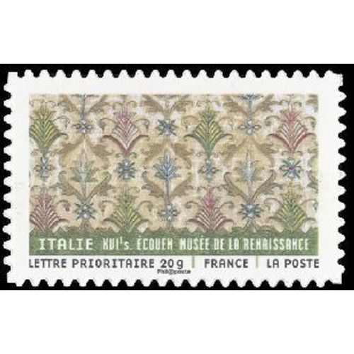 Timbre France 2011 Oblitéré - Tissus Du Monde Italiexvies Motifs De Tissu Italien Écouen Musée De La Renaissance - Prioritaire 20 G Yt515