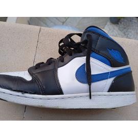 Air jordan 1 bleu et online noir