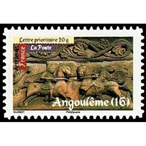 Timbre France 2010 Oblitéré - Art Roman Angoulème (16) - Prioritaire 20 G Yt464