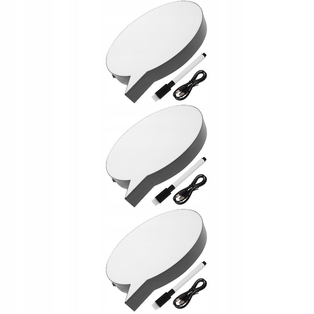 3x Tableau Blanc De Bureau De Tableau Blanc Inscriptible - 7
