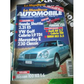 Le Moniteur 1087 De 1995 Ferrari F50,Bmw M3 3.2,Mercedes E230 Classic Auto,Fangio,Honda Shuttle 2.2i Es,Nissan 100 Nx 1.6,Golf Cab 1.9 Tdi