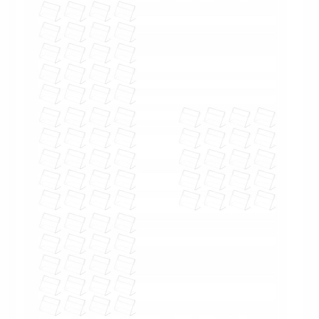 80 Pcs Petit Porte-tiquette De Prix En Acrylique - 3