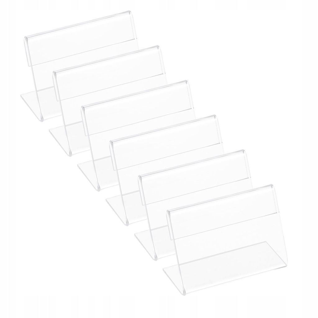 80 Pcs Petit Porte-tiquette De Prix En Acrylique - 6