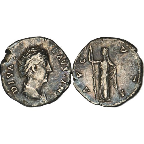 Rome - Denier - Faustine Mere - 128 Ad - Argent - Diva Favstina - Avgvsta - Ric.362 - 22-115