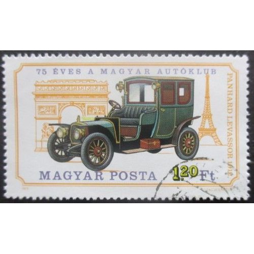 Hongrie N°2429 Voiture Ancienne Oblitéré