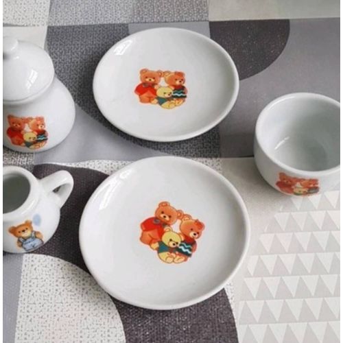 Mini Dînette Oursons En Porcelaine