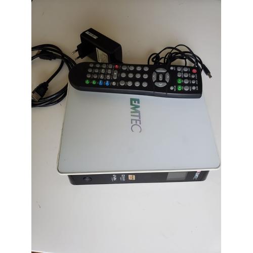Disque Dur Multimédia EMETEC 2 To Movie Cube S800H TNTHD HDMI Ethernet Scart-TV USB 2.0 RCA
