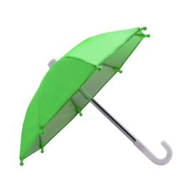 Vert - Mini Parapluie Pare-Soleil Pour Moto, Artisanat Mignon, Optimiste Et Robuste, Support De Téléphone, Décoration De Moto, Rayons Ultraviolets, Nuits, 43g, 1pc