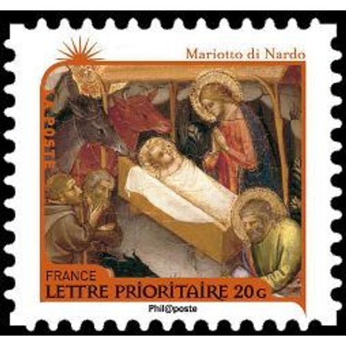 Timbre France 2011 Oblitéré - Nativité - Mariotto Di Nardo Scènes De La Vie Du Christ - Prioritaire 20 G Yt632