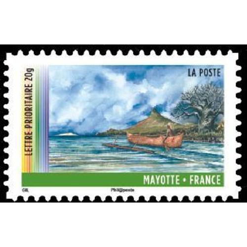 Timbre France 2011 Oblitéré - Mayotte Le Mont Choungi - Prioritaire 20 G Yt644