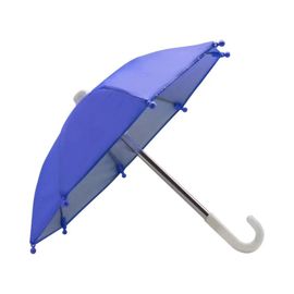 Bleu Violet - Mini Parapluie Pare-Soleil Pour Moto, Artisanat Mignon, Optimiste Et Robuste, Support De Téléphone, Décoration De Moto, Rayons Ultraviolets, Nuits, 43g, 1pc