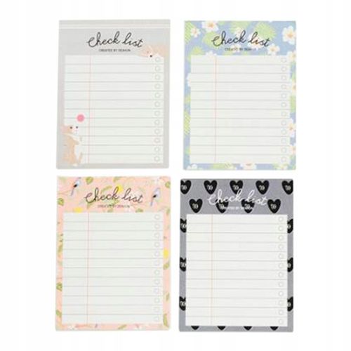 4 Box Memo Note Bloc-Notes, Agenda, Bloc-Notes