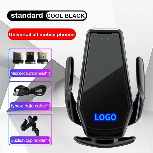 Logo Peugeot - Support De Téléphone De Voiture À Induction Intelligente, Chargement Sans Fil, Accessoires Pour Kit Ightgtline