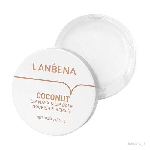 Lahomia Lip 6.5g Exfoliants Pour Les Lèvres Longue Durée Sans Paraffine Fade Lip Lines Pour Hommes Noix De Coco