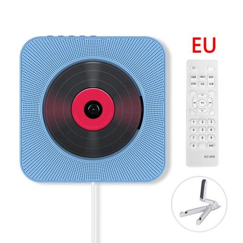 Haut-parleur de radio FM rétro lecteur CD Bluetooth 5.0 lecteur de musique  MP3 mural prise AUX 3.5mm télécommande lecteur portable