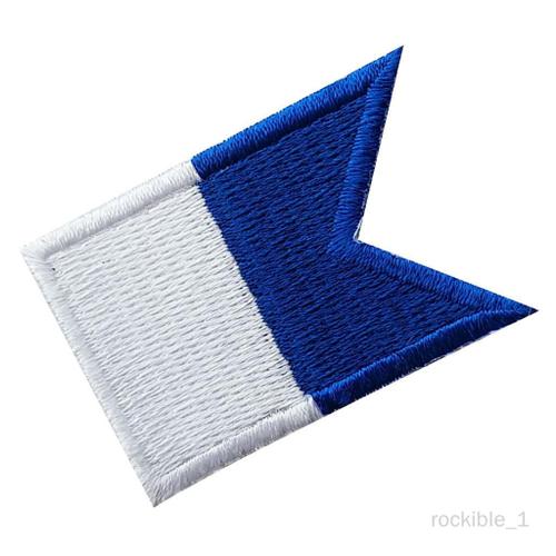 Rockible Patch De Sous-Marine Brodé Drapeau Down Applique Thermocollante 72x60cm