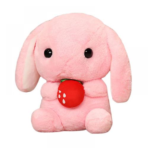 Lapin en Peluche Animaux en Peluche Kawaii Lapin en Peluche, Doux Oreiller  en Peluche, Cadeaux pour Garçons Filles, Oreiller en peluche lapin de