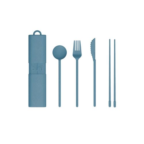 Kit De Couverts Nomade Bleu