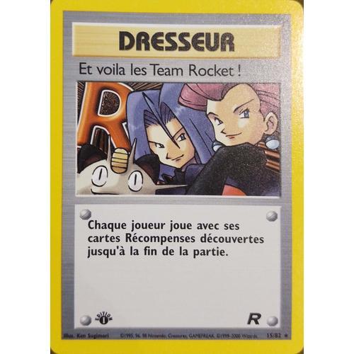 Carte Pokémon Dresseur Supporter Secret Et Voilà La Team Rocket 113/108