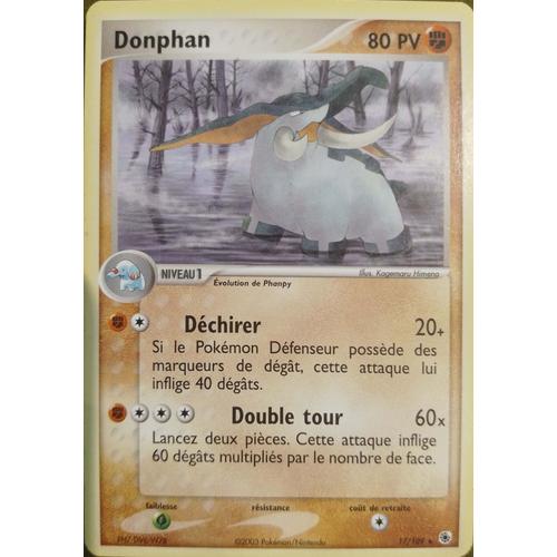 Carte Pokémon Donphan