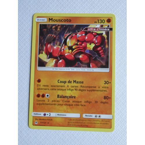 Carte Pokemon Mouscoto 130 Pv 77/131 Soleil Et Lune Lumière Interdite Sl6