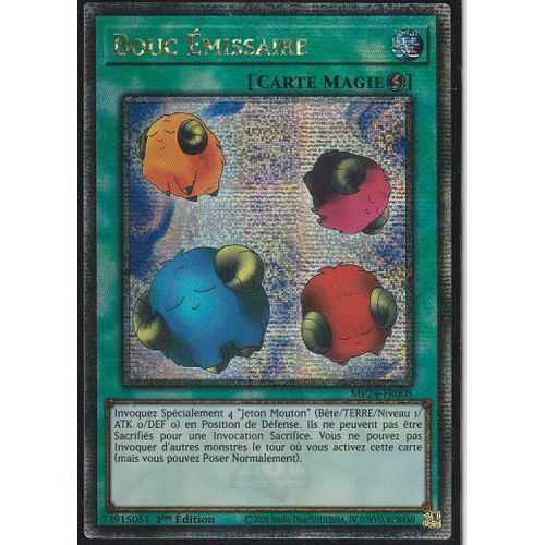 Carte Yu-Gi-Oh - Bouc Emissaire - Mp24-Fr008 - Qcse - Quart De Siècle - Secrète - Rare