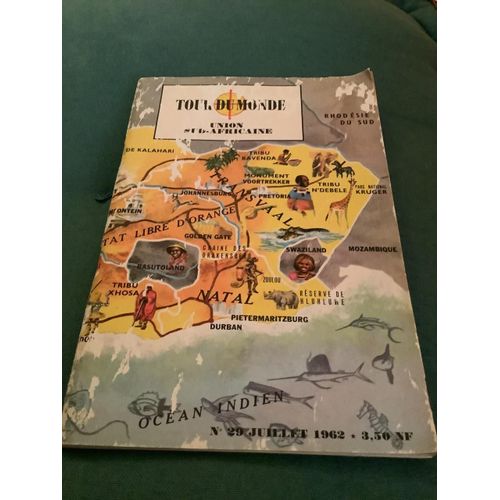 Revue Tour Du Monde 29 Juillet 1962 Union Sud Africaine