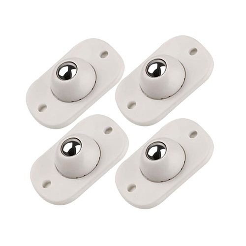 SHOP-STORY - ROLFIX : Pack de 4 Mini Roulettes Universelles Auto-Adhésives Résistantes et Pivotantes à 360°