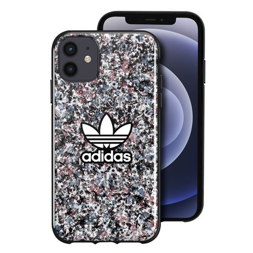 Coque Silicone Pour Iphone 12 Motif Floral Bords Surélevés Adidas Multicolore