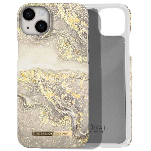 Coque Pour Iphone 14 Plus Marbré Luxe Ultra Fine Sparkle Greige Marble Ideal Of Sweden Beige