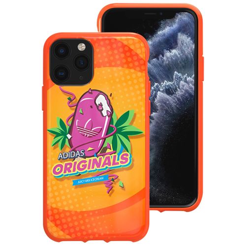 Coque Pour Iphone 11 Pro Bords Surélevés Collection Bodega Adidas Orange