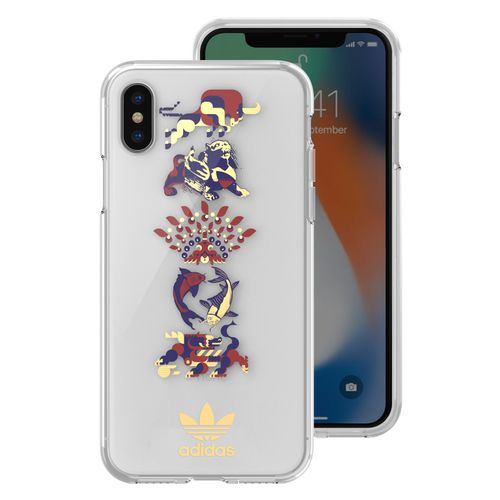 Coque Pour Iphone X Et Xs Silicone Gel Motif Jovial Fine Légère Adidas Transparent