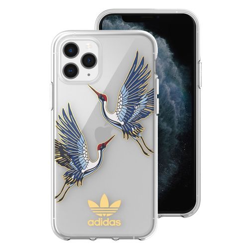 Coque Silicone Pour Iphone 11 Pro Oiseau Coloré Bords Surélevés Adidas Transparent