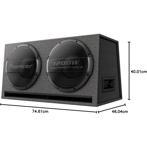 Caisson de basse actif 3000W MAX/1000W RMS - 30cm*2 Pioneer