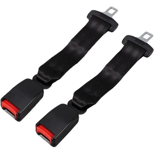 2 pièces Universel Voiture Auto Ceinture de sécurité Boucle Clip Extender  Extension Serrure Alarme de sécurité Bouchon Bouchon Voiture Ceinture de  sécurité Clip Extension (Color : 2PCS 12cm)