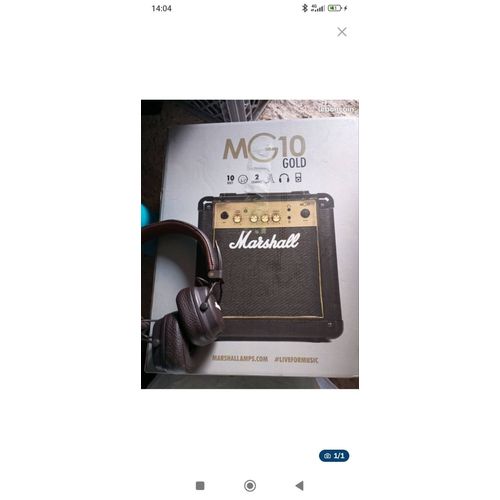 Enceinte Marshall avec micro
