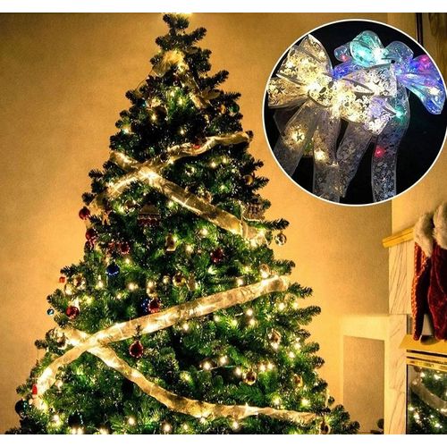 Guirlande lumineuse De Noël Ruban Arc Cravate 5M
