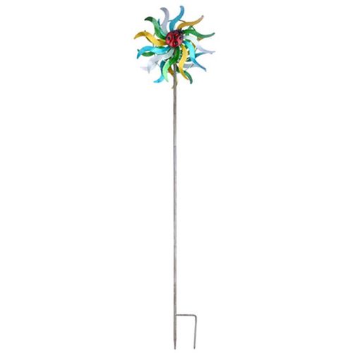 Peinture réfléchissante en fer artisanal, moulin à vent sans rouille, décoration de jardin, de pelouse, d'extérieur