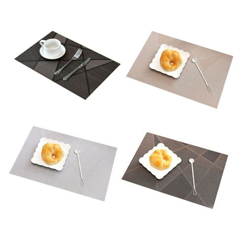 Napperon de Style européen, 6 pièces, tapis de décoration imperméable, résistant à la chaleur, dessous de plat, tapis de Table