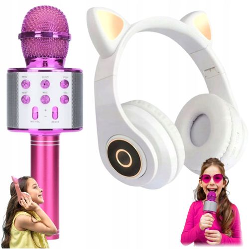 CASQUE CAT EARS + MICRO KARAOKE BLUETOOTH
