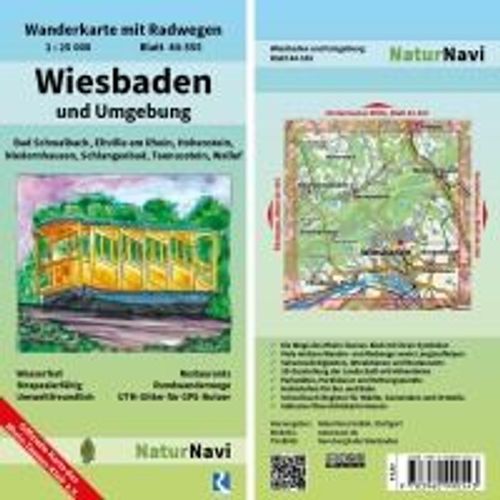 Wiesbaden Und Umgebung 1 : 25 000