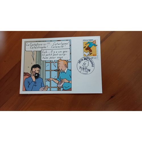 Fête Du Timbre 2000 Carte Postale Tintin