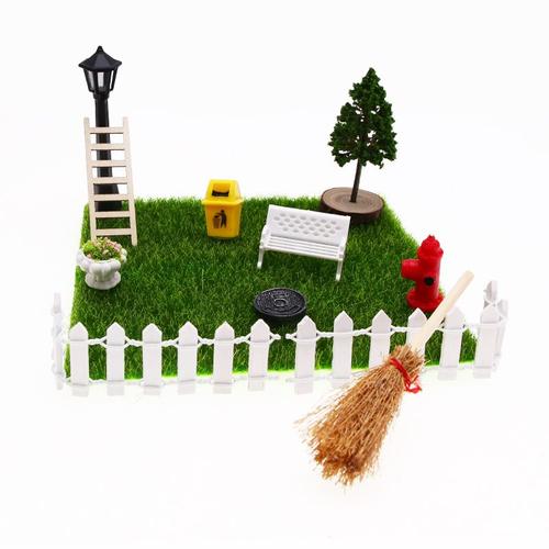 Accessoires miniatures pour décoration de mini jardin