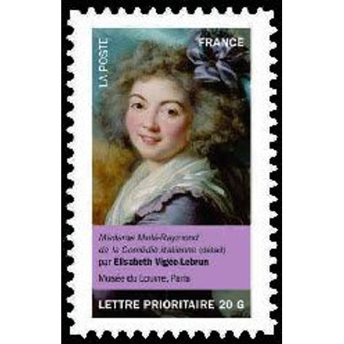 Timbre France 2012 Oblitéré - Mme Molé-Raymond De La Comédie Italienne - Elisabeth Vigée-Lebrun - Prioritaire 20 G Yt678