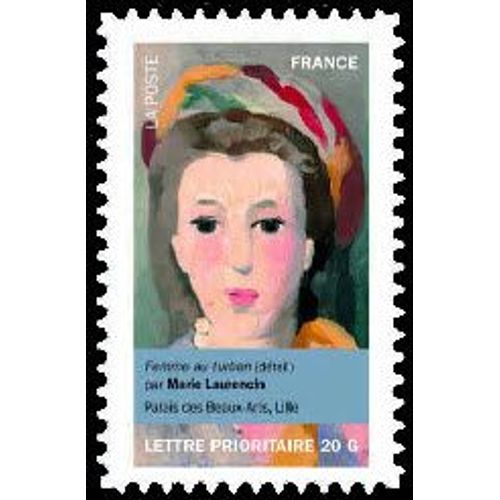 Timbre France 2012 Oblitéré - Femme Au Turban - Marie Laurencin - Prioritaire 20 G Yt677
