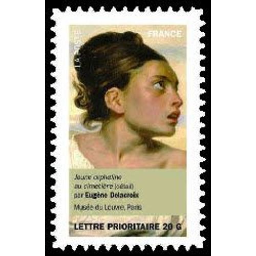 Timbre France 2012 Oblitéré - Jeune Orpheline Au Cimetière - Eugène Delacroix - Prioritaire 20 G Yt681