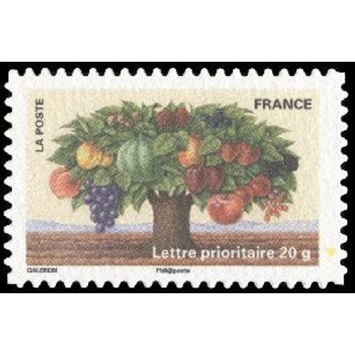 Timbre France 2011 Oblitéré - Le Timbre Fête La Terre - Arbre Avec Fruits - Yt Adhésif - N° 530