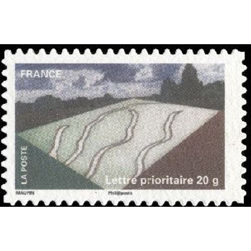Timbre France 2011 Oblitéré - Le Timbre Fête La Terre -Composition - Yt Adhésif - N° 529