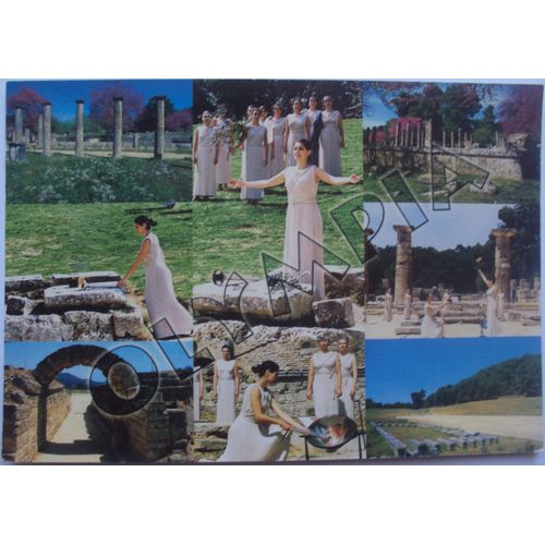 Carte Postale De Grèce . Olympia , Olympie . Multi-Vues .